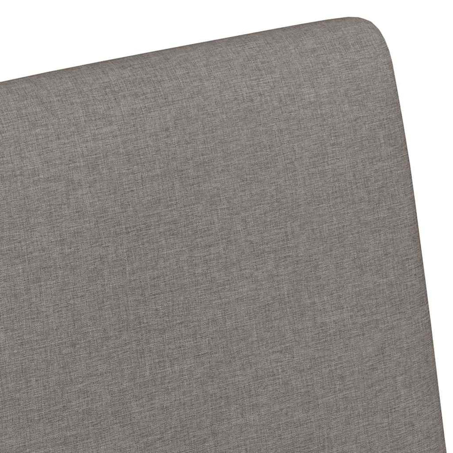 Eetstoelen met wielen 2 pcs Taupe 57 x 66 x 94 cm Stof