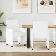 Eetkamerstoelen 2 stuks wit 57x66x94 cm
