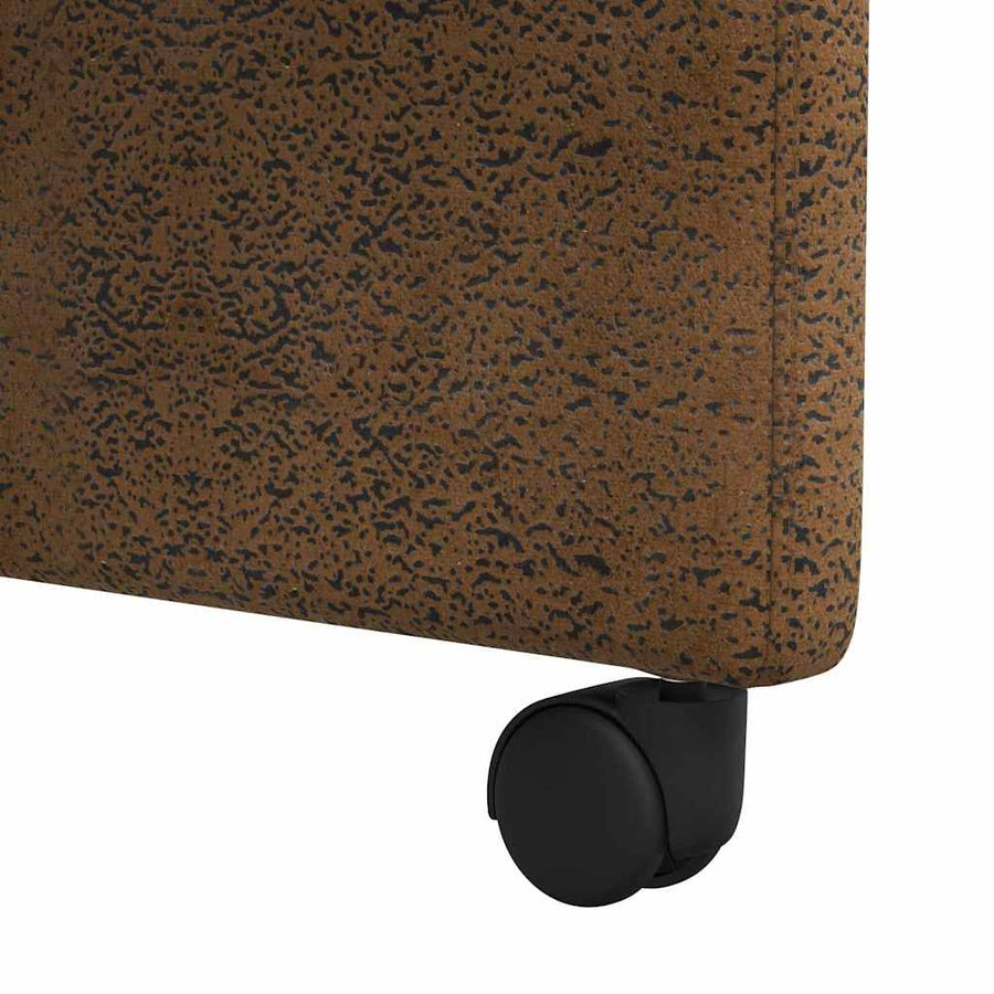 Eetstoelen 2 pcs Bruin 57 x 66 x 94 cm Faux suede leer