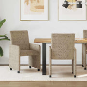 Eetkamerstoelen 2 stuks lichtgrijs 57x66x94 cm