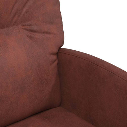 Eetstoelen 2 pcs Glanzend bruin 57 x 67 x 95 cm Kunstleer