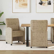 Eetstoelen 2 pcs Lichtgrijs 57 x 67 x 95 cm Faux suede leer