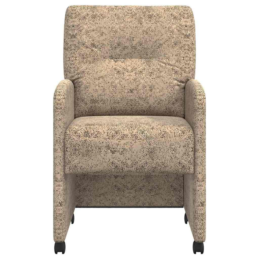 Eetstoelen 2 pcs Lichtgrijs 57 x 67 x 95 cm Faux suede leer