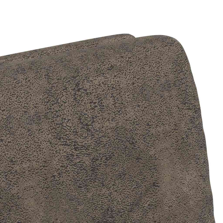 Eetstoelen 2 pcs Donkergrijs 57 x 67 x 95 cm Faux suede leer
