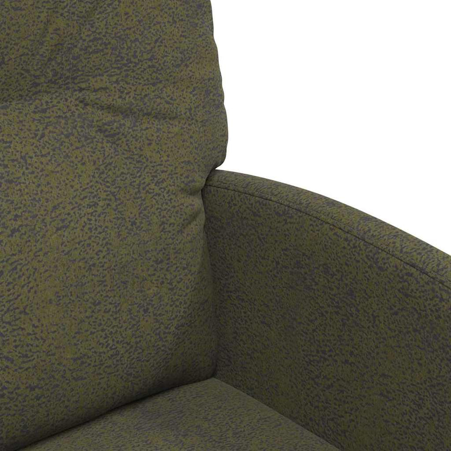 Eetstoelen 2 pcs Leger groen 57 x 67 x 95 cm Faux suede leer