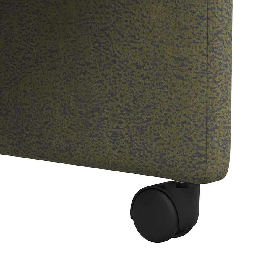 Eetstoelen 2 pcs Leger groen 57 x 67 x 95 cm Faux suede leer