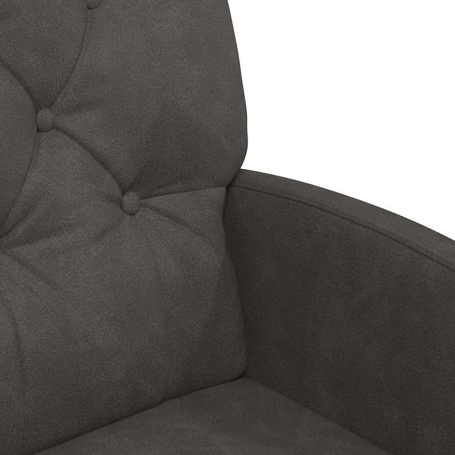 Eetstoelen met wielen 2 pcs Zwart 58 x 67 x 97 cm Kunstleer