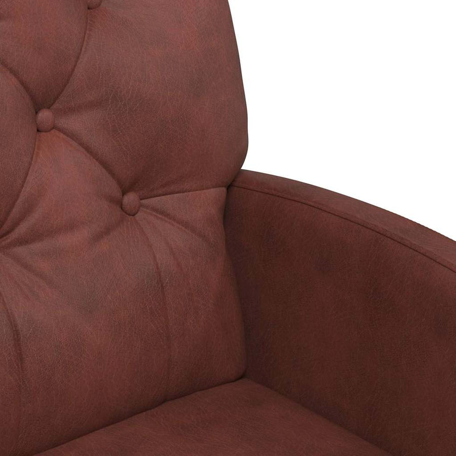 Eetstoelen 2 pcs Glanzend bruin 58 x 67 x 97 cm Kunstleer