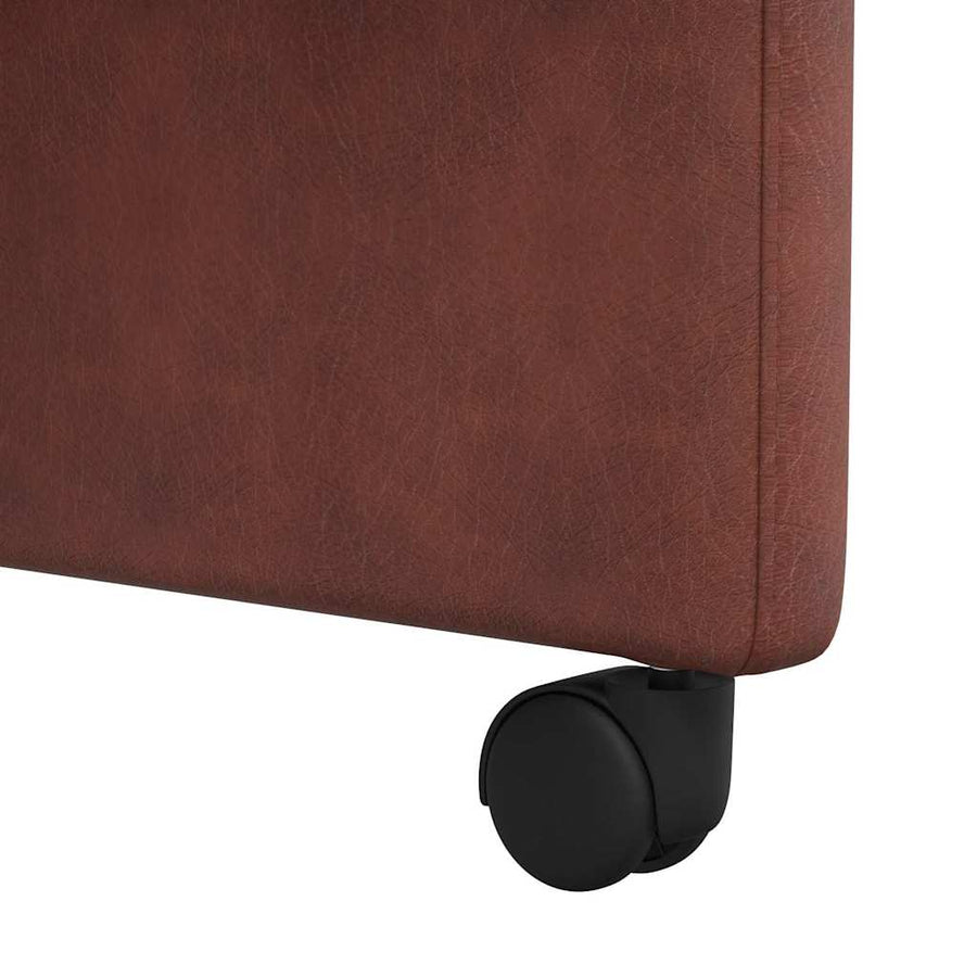 Eetstoelen 2 pcs Glanzend bruin 58 x 67 x 97 cm Kunstleer
