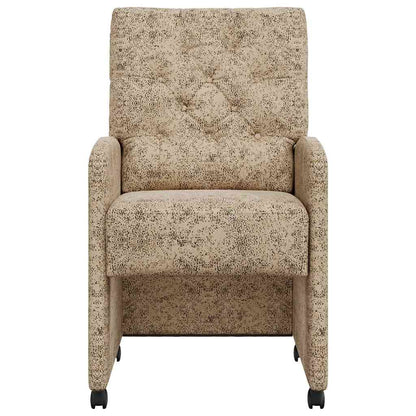 Eetstoelen 2 pcs Lichtgrijs 58 x 67 x 97 cm Faux suede leer