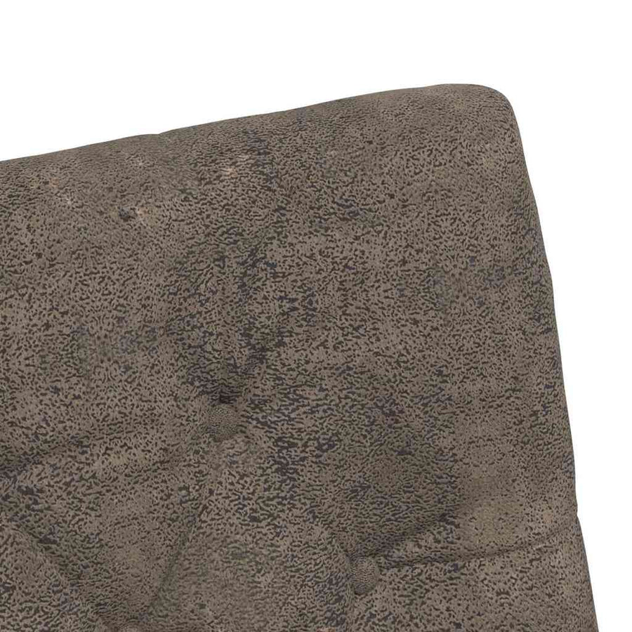 Eetstoelen 2 pcs Donkergrijs 58 x 67 x 97 cm Faux suede leer