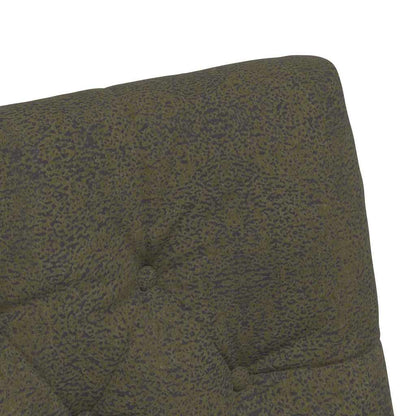 Eetstoelen 2 pcs Leger groen 58 x 67 x 97 cm Faux suede leer