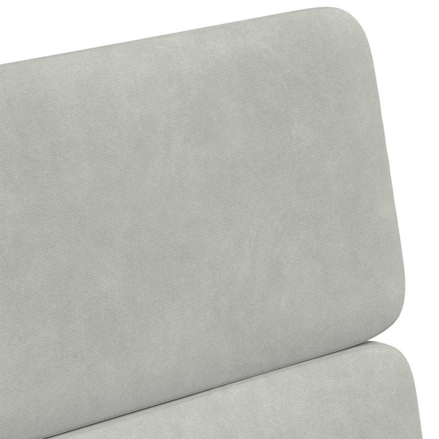 Eetstoelen met wielen 2 pcs Lichtgrijs 58 x 65 x 98 cm Fluweel