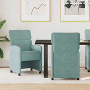 Eetkamerstoelen 2 stuks zeegroen 58x65x98 cm
