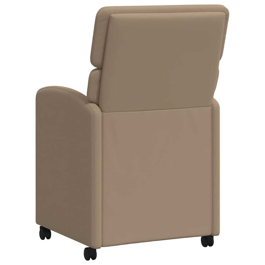 Eetstoelen 2 pcs Cappuccino 58 x 65 x 98 cm Kunstleer
