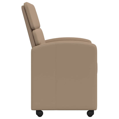 Eetstoelen 2 pcs Cappuccino 58 x 65 x 98 cm Kunstleer