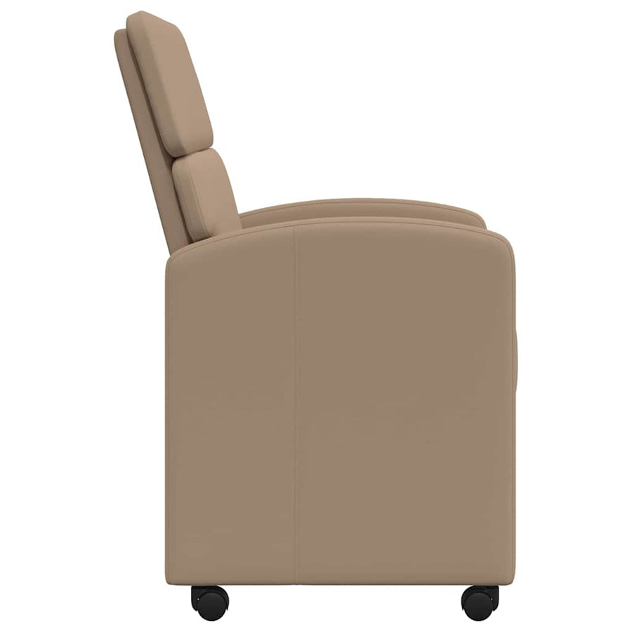 Eetstoelen 2 pcs Cappuccino 58 x 65 x 98 cm Kunstleer
