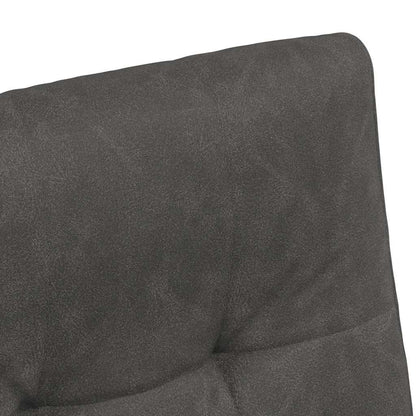 Eetstoelen met wielen 2 pcs Zwart 57 x 67 x 98 cm Kunstleer
