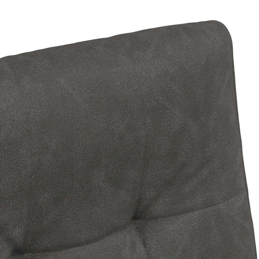 Eetstoelen met wielen 2 pcs Zwart 57 x 67 x 98 cm Kunstleer