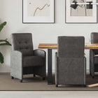 Eetkamerstoelen 2 stuks zwart 58x67x97 cm