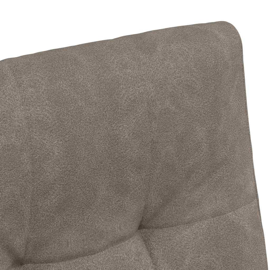 Eetstoelen met wielen 2 pcs Grijs 57 x 67 x 98 cm Kunstleer