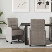Eetkamerstoelen grijs 2 stuks 58x67x97 cm