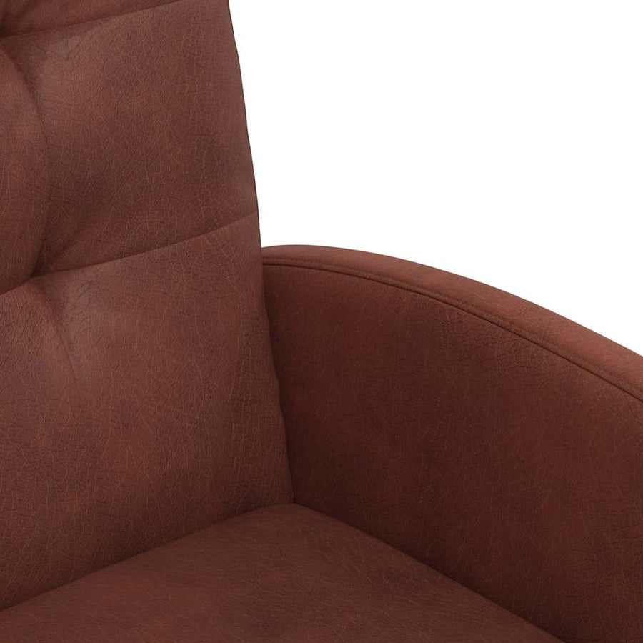 Eetstoelen 2 pcs Glanzend bruin 57 x 67 x 98 cm Kunstleer