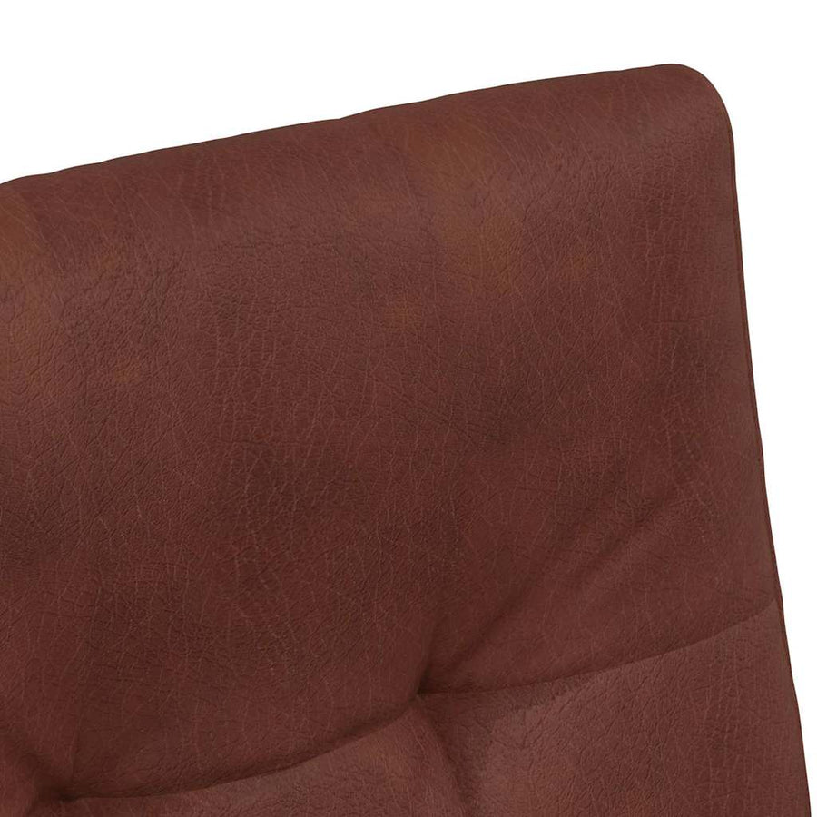 Eetstoelen 2 pcs Glanzend bruin 57 x 67 x 98 cm Kunstleer