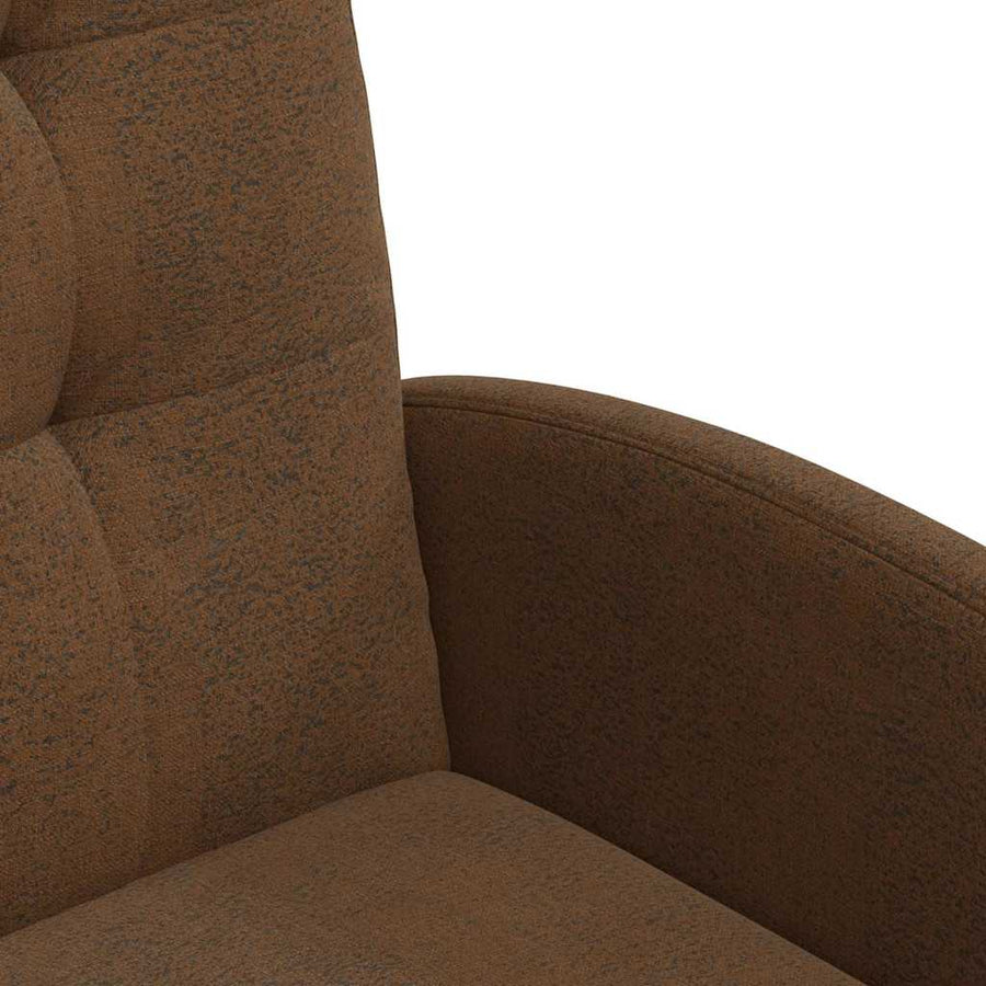 Eetstoelen 2 pcs Bruin 57 x 67 x 98 cm Faux suede leer