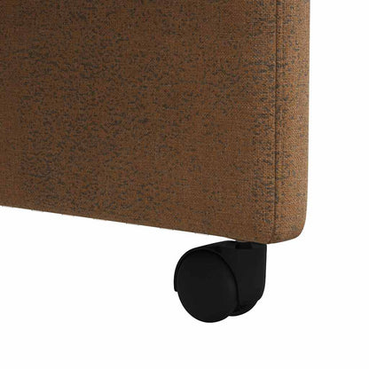 Eetstoelen 2 pcs Bruin 57 x 67 x 98 cm Faux suede leer