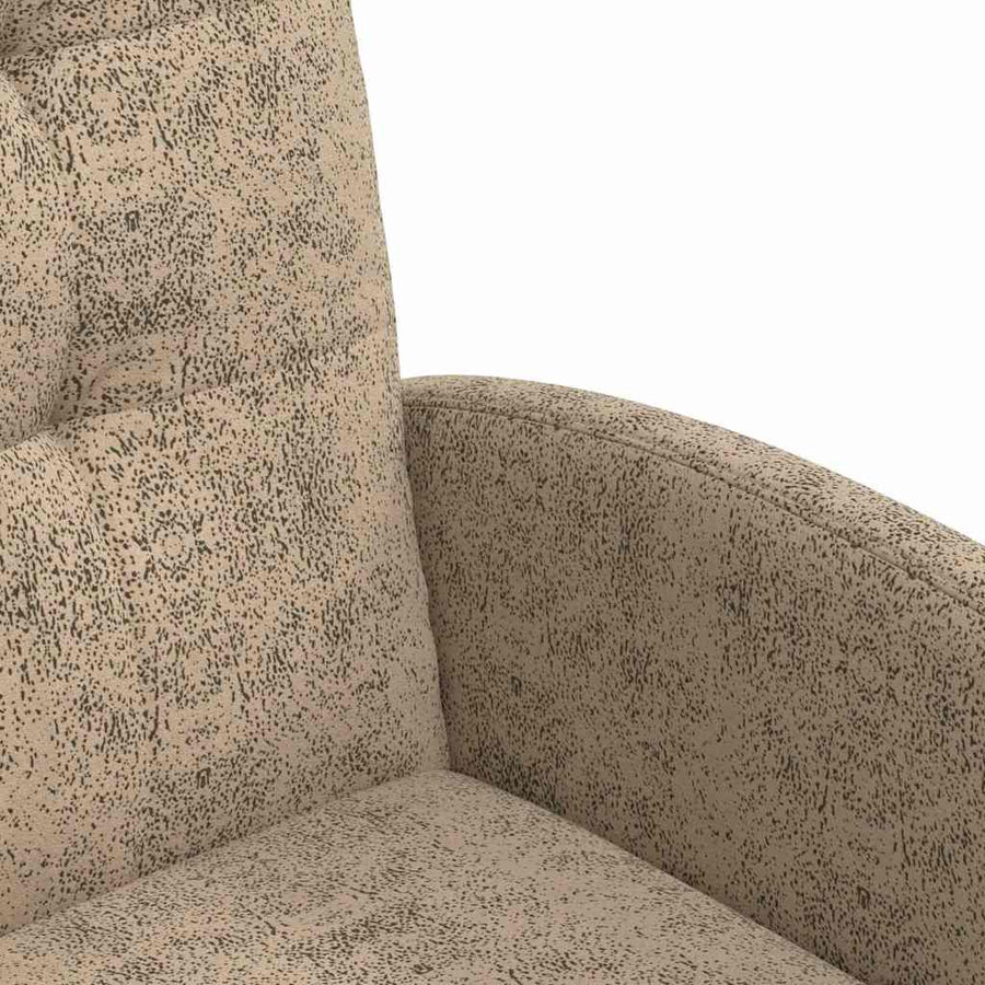Eetstoelen 2 pcs Lichtgrijs 57 x 67 x 98 cm Faux suede leer