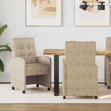 Eetstoelen 2 pcs Lichtgrijs 57 x 67 x 98 cm Faux suede leer