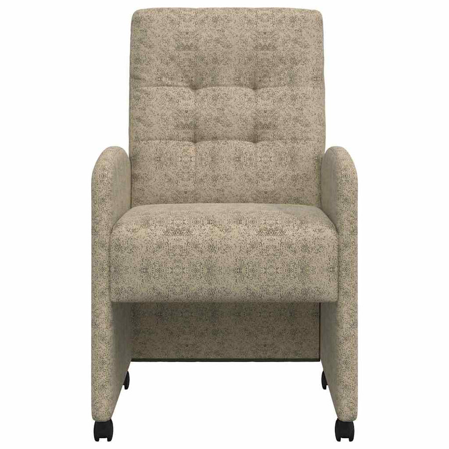Eetstoelen 2 pcs Lichtgrijs 57 x 67 x 98 cm Faux suede leer