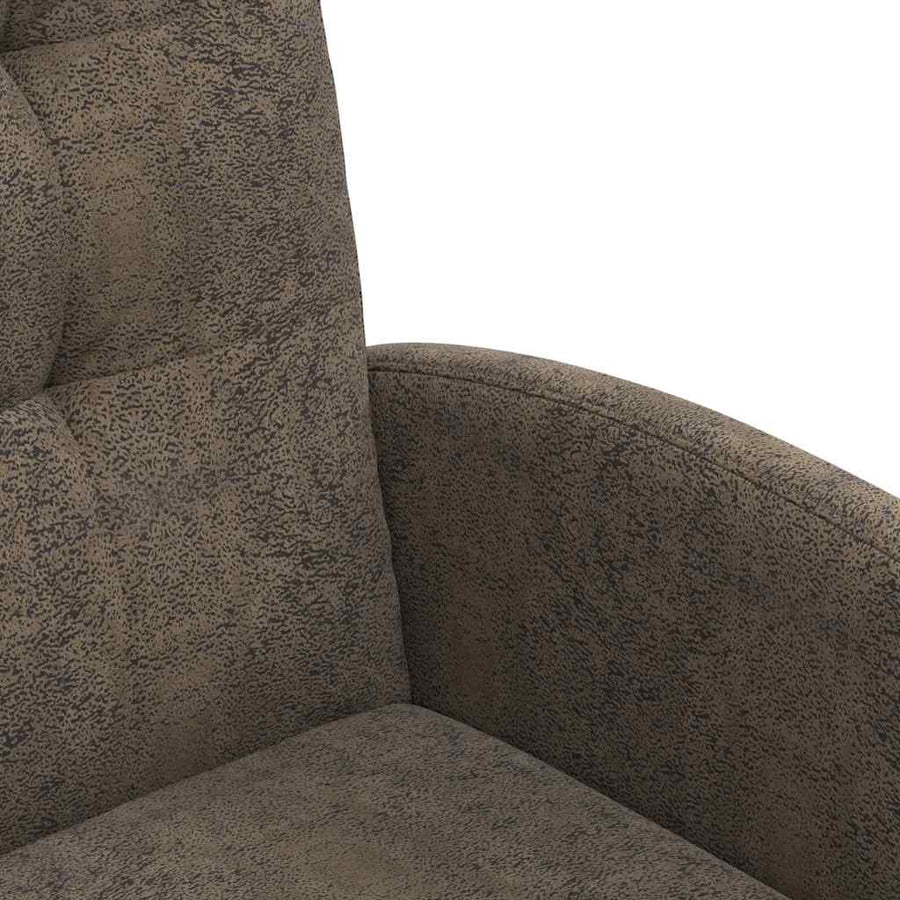 Eetstoelen 2 pcs Donkergrijs 57 x 67 x 98 cm Faux suede leer