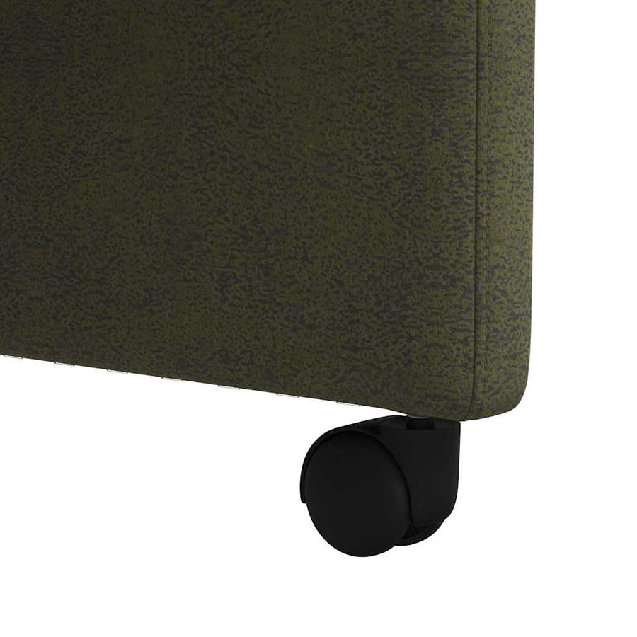 Eetstoelen 2 pcs Leger groen 57 x 67 x 98 cm Faux suede leer