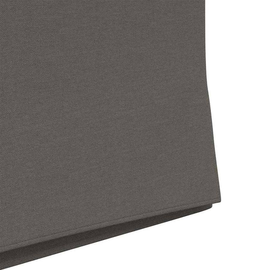 Eetstoelen met wielen 2 pcs Lichtgrijs 57 x 67 x 95 cm Linnen