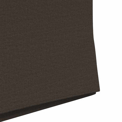 Eetstoelen met wielen 2 pcs Donkergrijs 57 x 67 x 95 cm Linnen