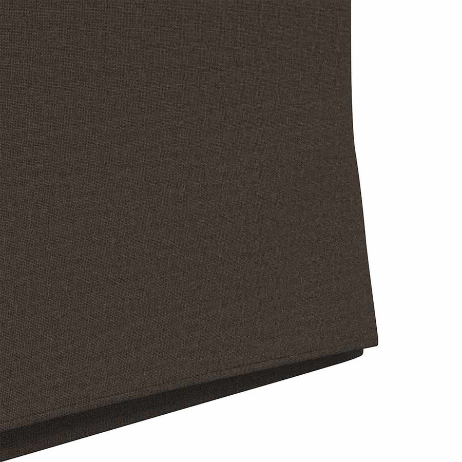 Eetstoelen met wielen 2 pcs Donkergrijs 57 x 67 x 95 cm Linnen