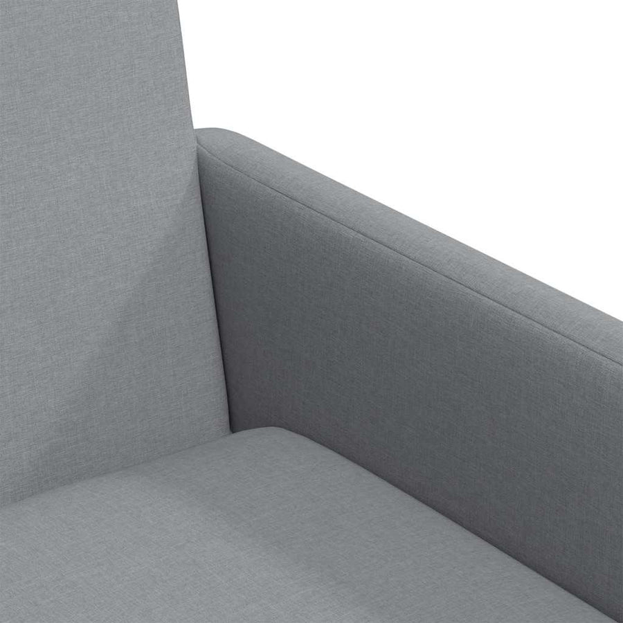 Eetstoelen 2 pcs Lichtgrijs 57 x 67 x 95 cm Stof