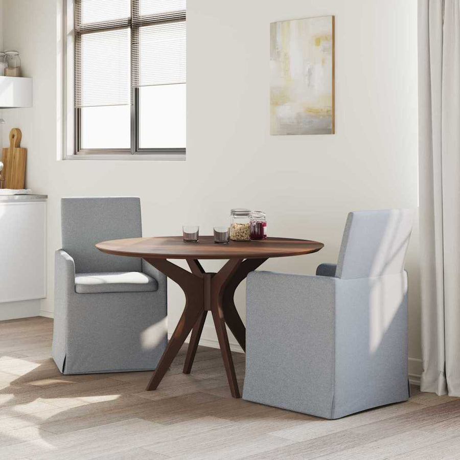 Eetstoelen 2 pcs Lichtgrijs 57 x 67 x 95 cm Stof