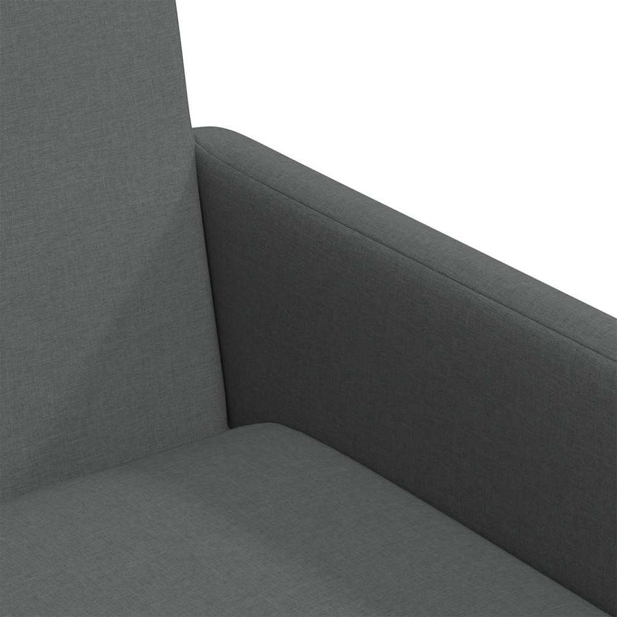 Eetstoelen 2 pcs Donkergrijs 57 x 67 x 95 cm Stof