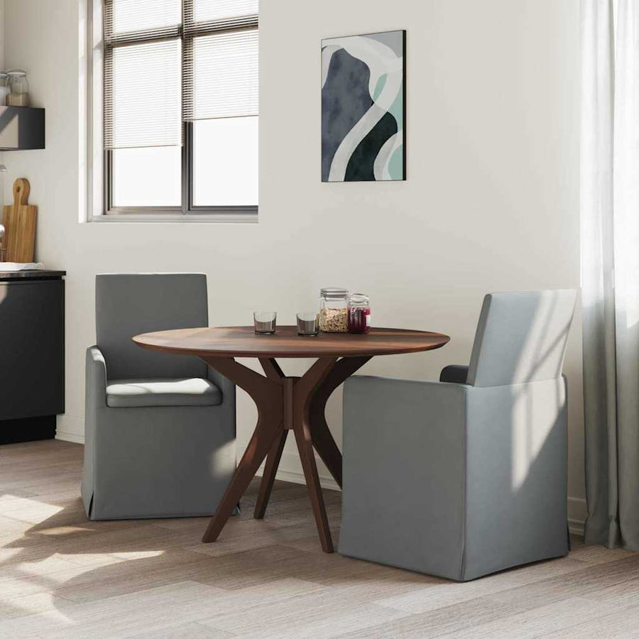 Eetstoelen 2 pcs Donkergrijs 57 x 67 x 95 cm Stof