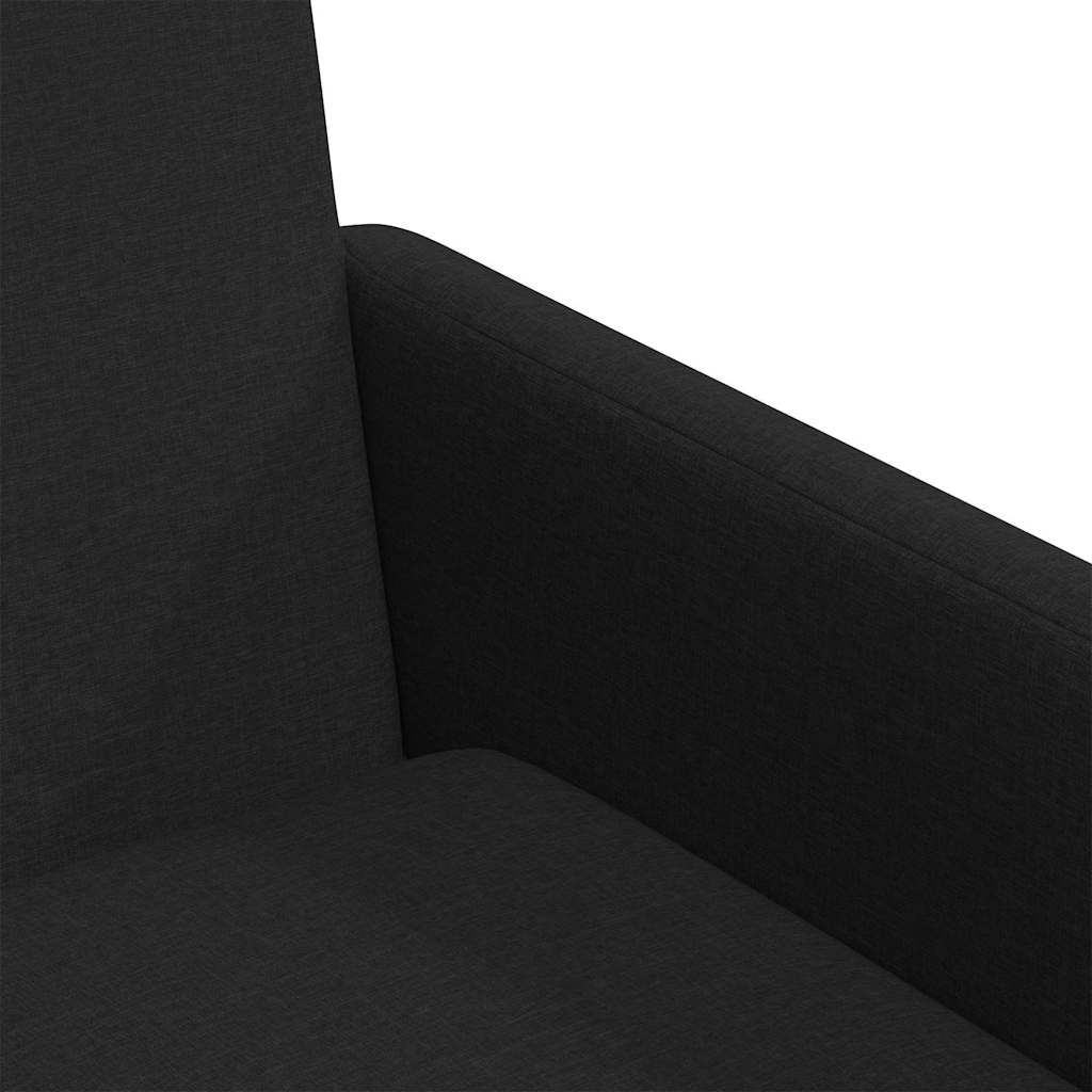 Eetstoelen 2 pcs Zwart 57 x 67 x 95 cm Stof