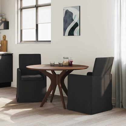 Eetstoelen 2 pcs Zwart 57 x 67 x 95 cm Stof