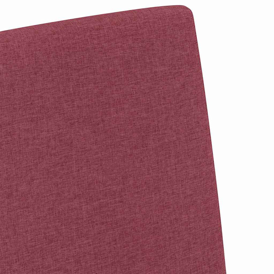 Eetstoelen 2 pcs Wijnrood 57 x 67 x 95 cm Stof