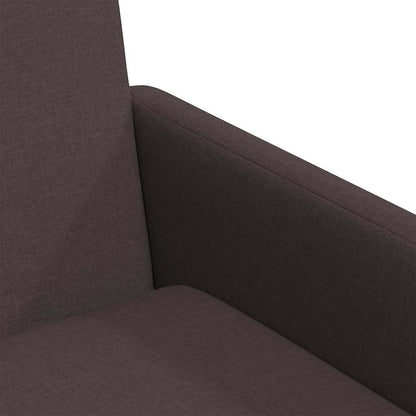 Eetstoelen 2 pcs Donkerbruin 57 x 67 x 95 cm Stof