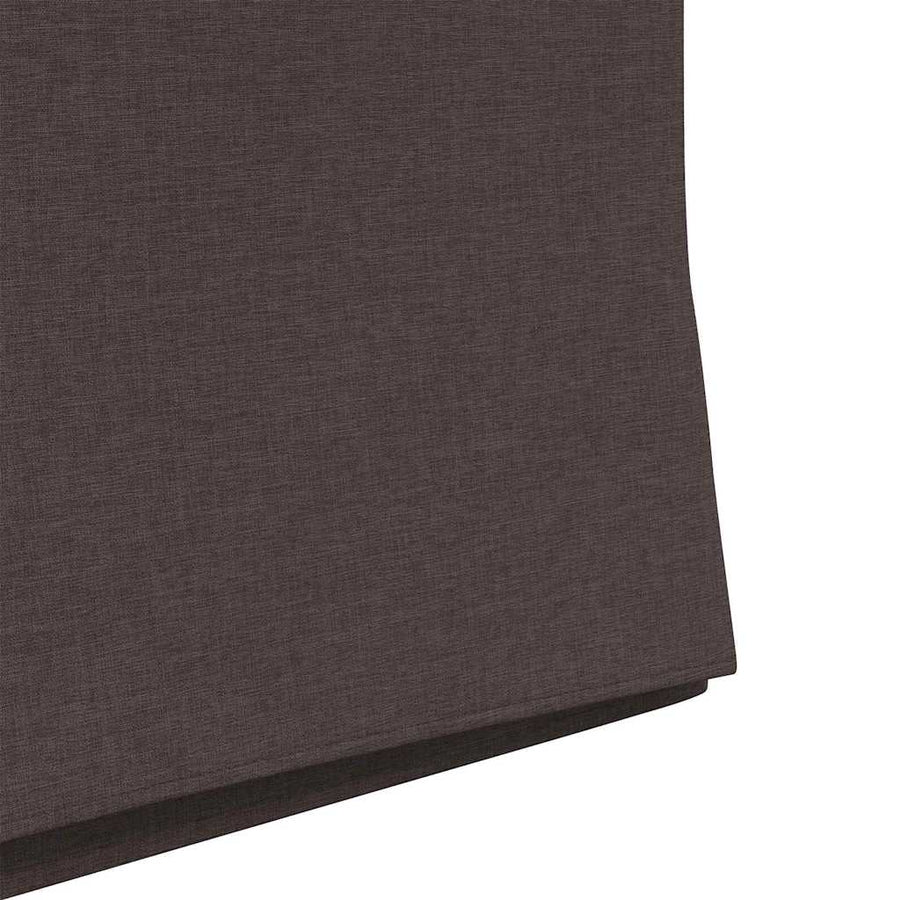 Eetstoelen 2 pcs Donkerbruin 57 x 67 x 95 cm Stof