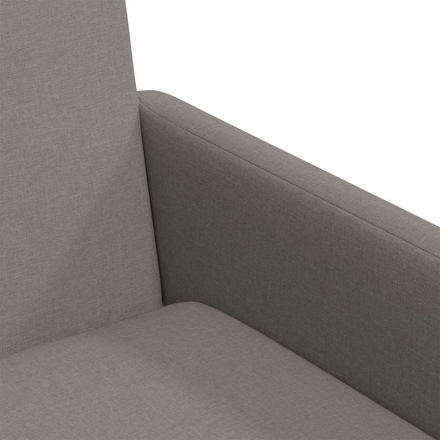 Eetstoelen 2 pcs Taupe 57 x 67 x 95 cm Stof