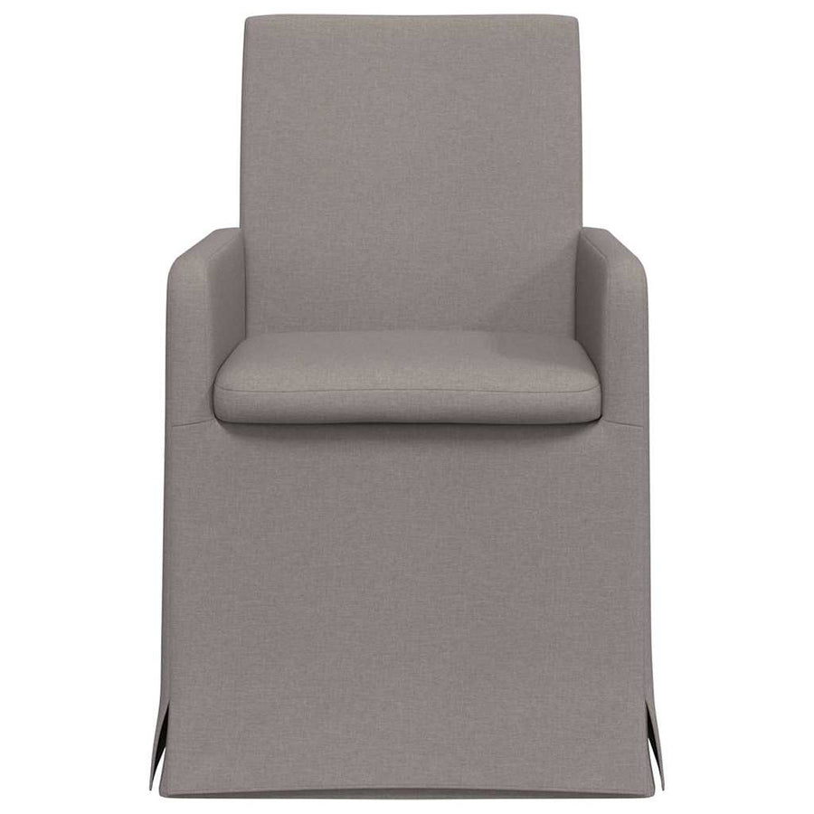 Eetstoelen 2 pcs Taupe 57 x 67 x 95 cm Stof