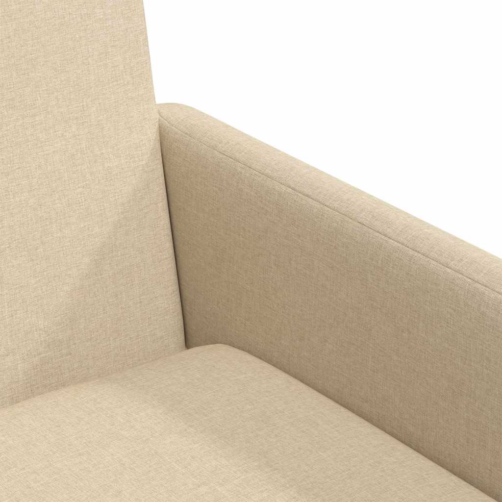 Eetstoelen 2 pcs Crème 57 x 67 x 95 cm Stof